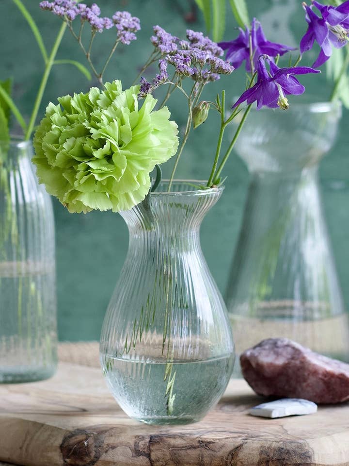 Ribbed vase WEL224 for wholesale by De Weldaad Authentic Interior