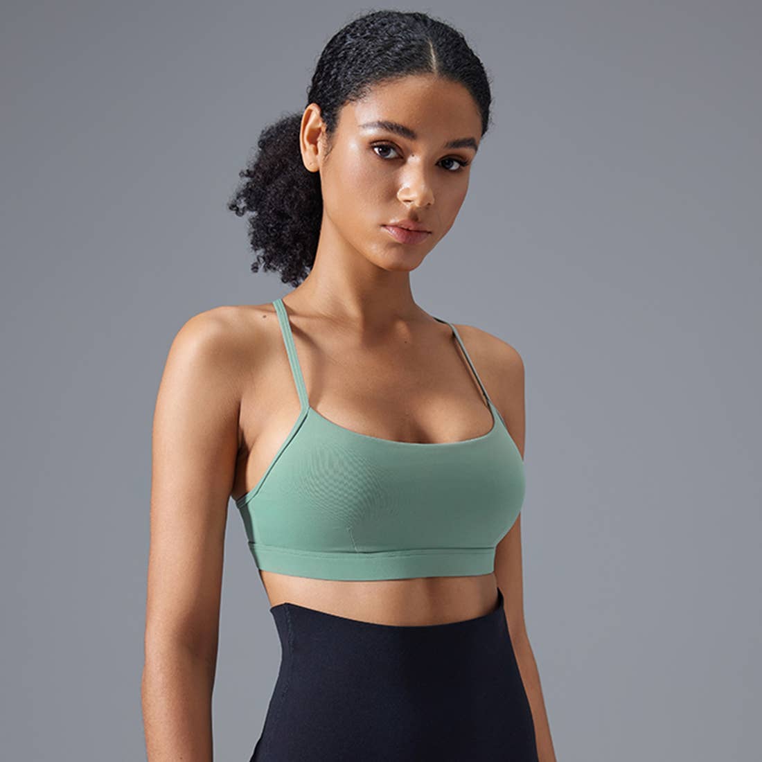 Sodalemon – Engroshandel Sports-bh - Dame – Kvinder Justerbar Krydsryg Støtte Yoga Sports-BH1