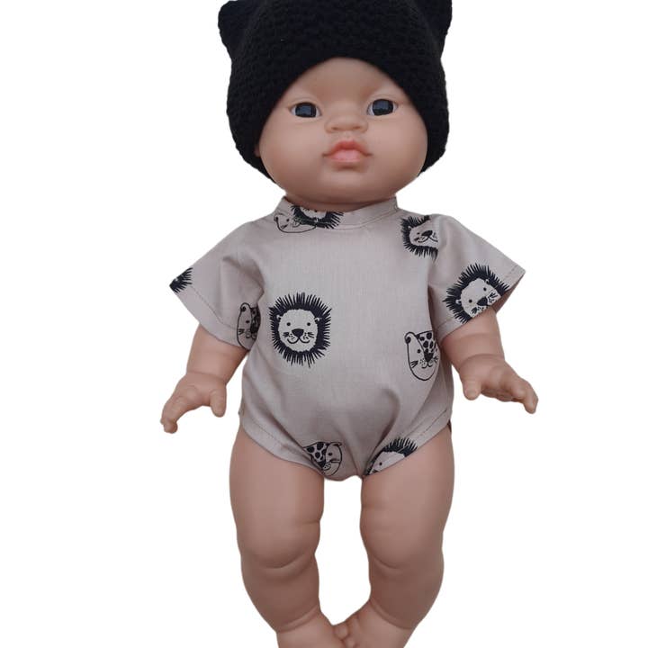 Black Cat Wool Hat for wholesale by Maman Poule et Papa Coq