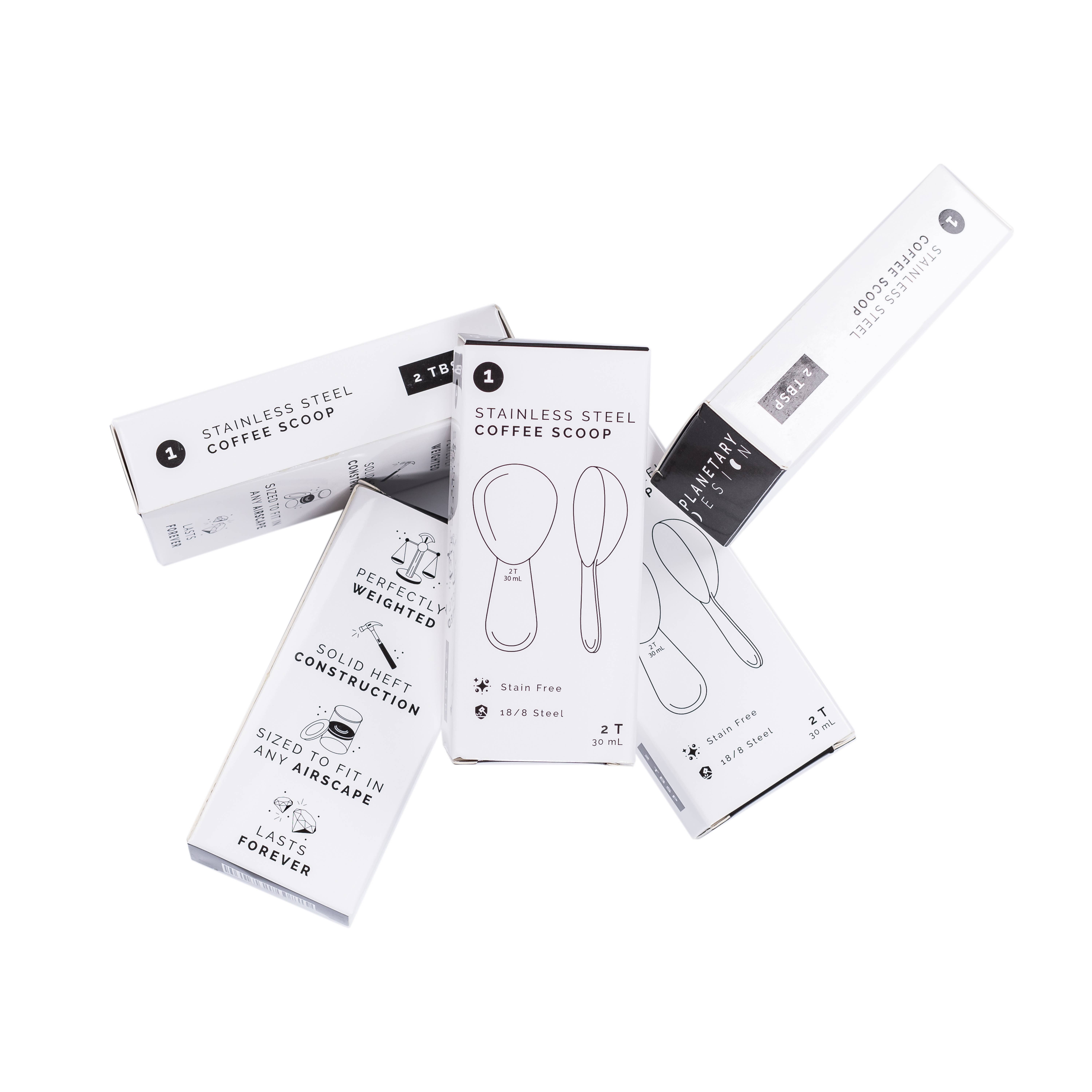 Planetary Design - Wholesale Measuring Spoon - Stainless Steel Coffee Scoop 2