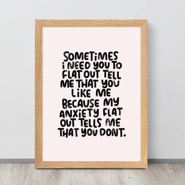 Impressão artística Diga-me que você gosta de mim por atacado de The Crybaby Club