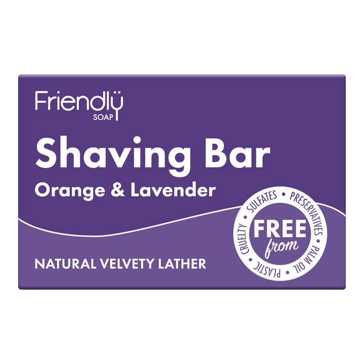 Friendly Soap - Wholesale Shave Soap - Men's - Orange & Lavender Shaving Bar - Eco Friendly3