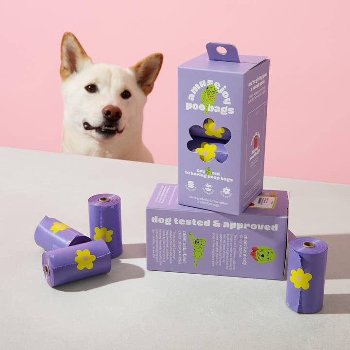 Amusejoy Poo Bags - Wholesale Pet Poop Bag - The Peace Out Dog Poo Bag