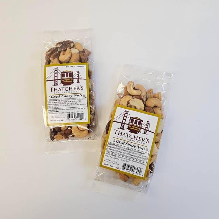 Thatcher's Gourmet Popcorn - Wholesale Nuts - Thatcher's Extra Fancy Mixed Nuts 4OZ