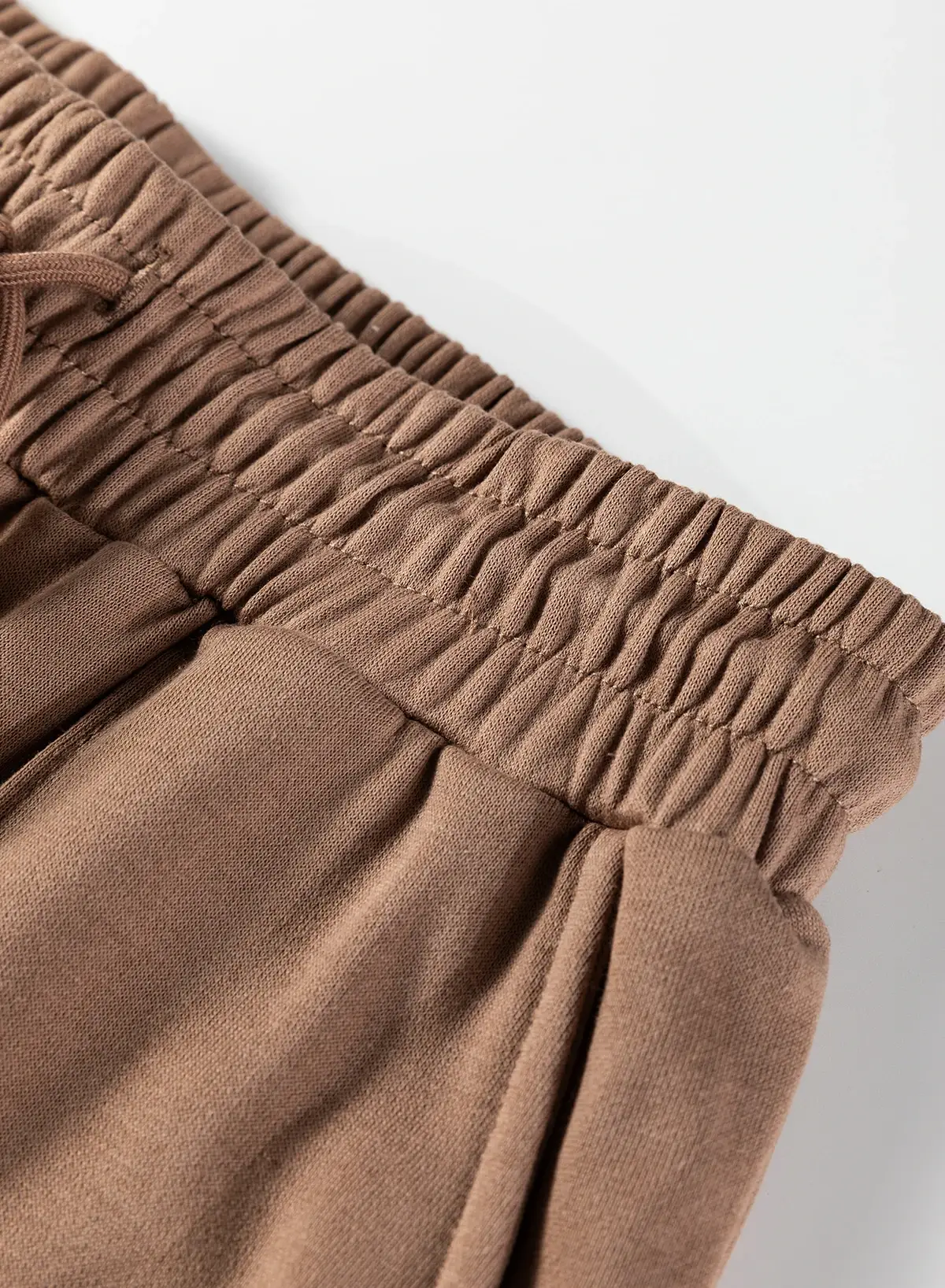 FULL TIME PURCHASE - Vente Ensemble de vêtements d'intérieur – femme - Ensemble de pull à col polo en V et pantalon de survêtement à cordon de serrage7