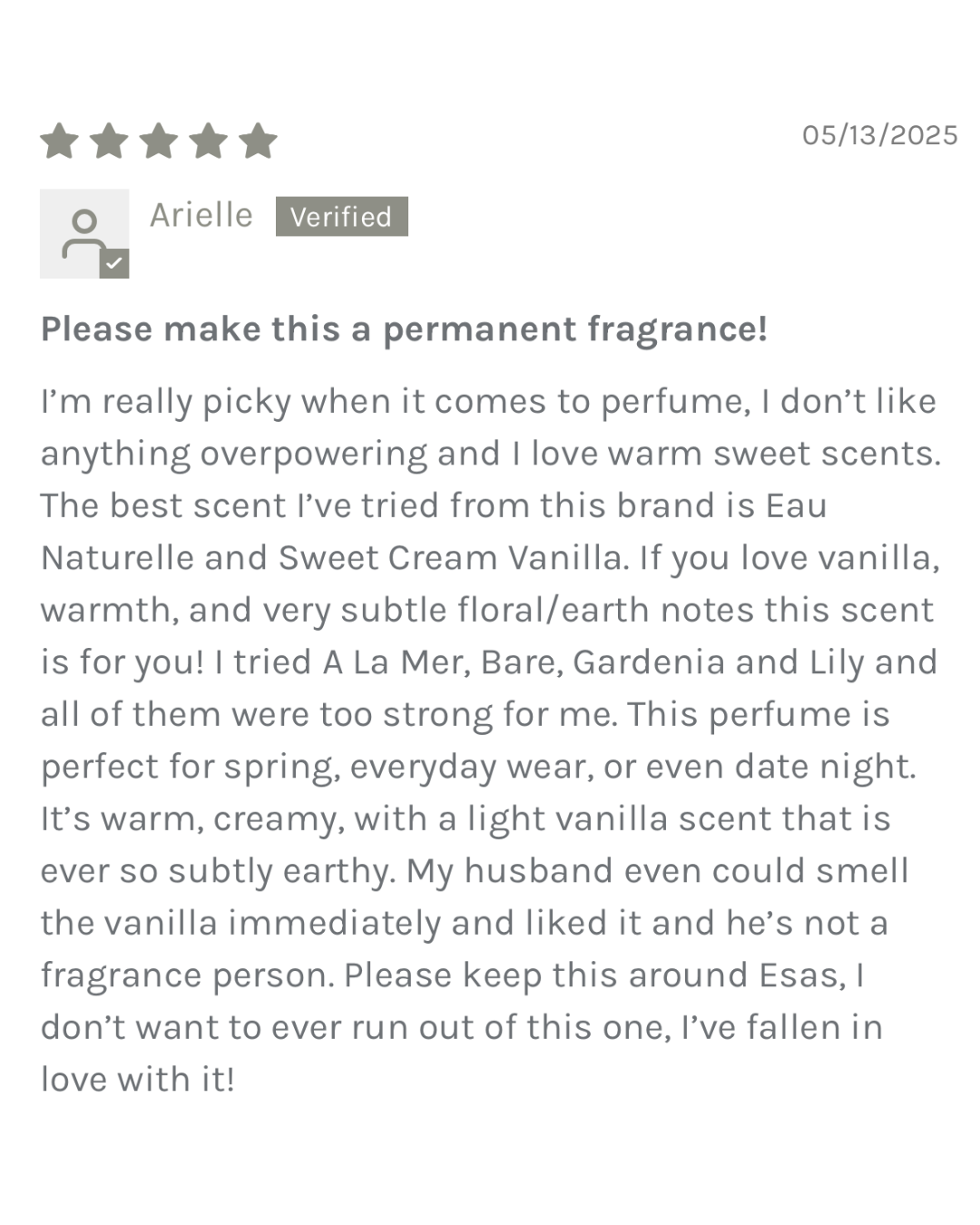 ESAS - Wholesale Perfume/Eau de Toilette - Iris Milk Organic Eau de Parfum– Velvety Iris & Vanilla Musk4