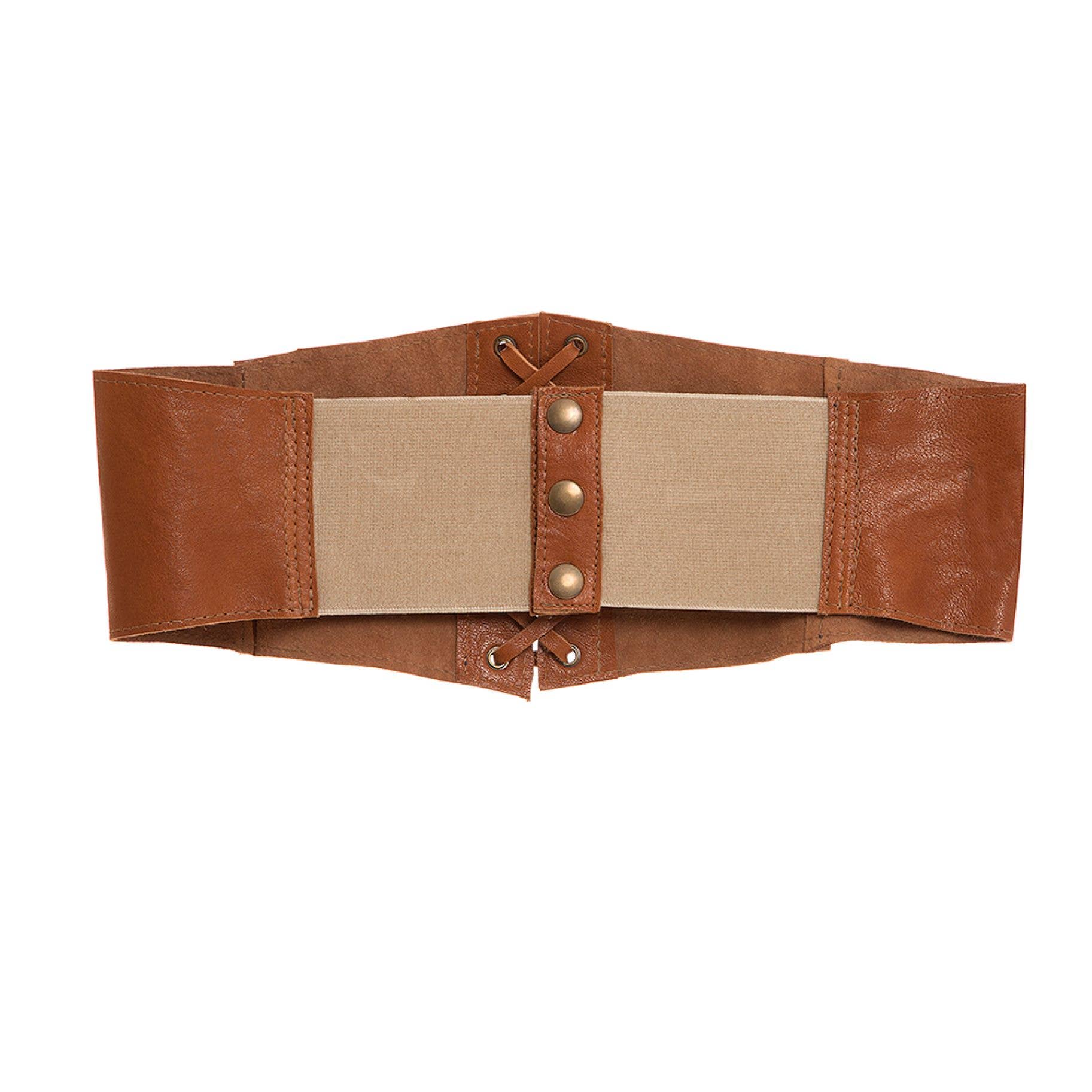 JUAN·JO GALLERY      (Leather Gallery, SCP) – wholesale Belt – Women's – Elastic leather corset belt4