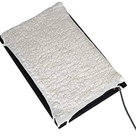Farm Innovators Model HM-100L Large 24-Inch by 29-Inch Plastic Heated Pet Mat with Fleece Cover, 100-Watt for wholesale by RodenticideCanada.com