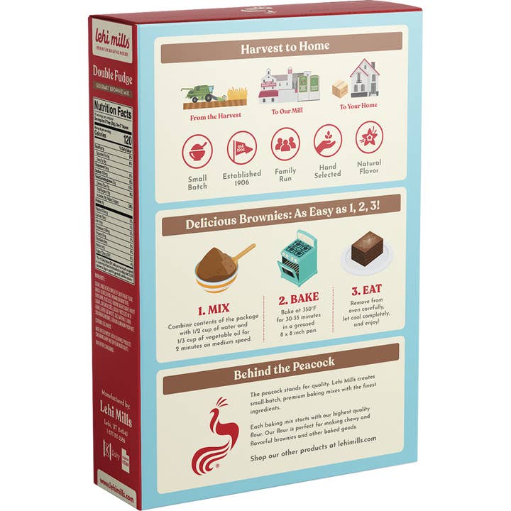 Lehi Mills - Wholesale Brownie Mix - Double Fudge Brownie2