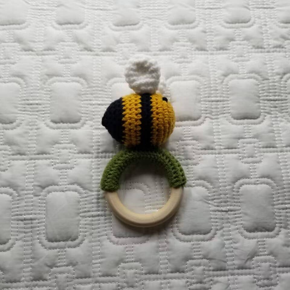 D & C TOYS - Wholesale Handheld Rattle - Baby - Knitting Bee Rattle2
