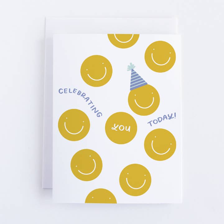 Just Follow Your Art - Wholesale Birthday Card - Celebrating You Today Card | Happy Birthday Smile Card2