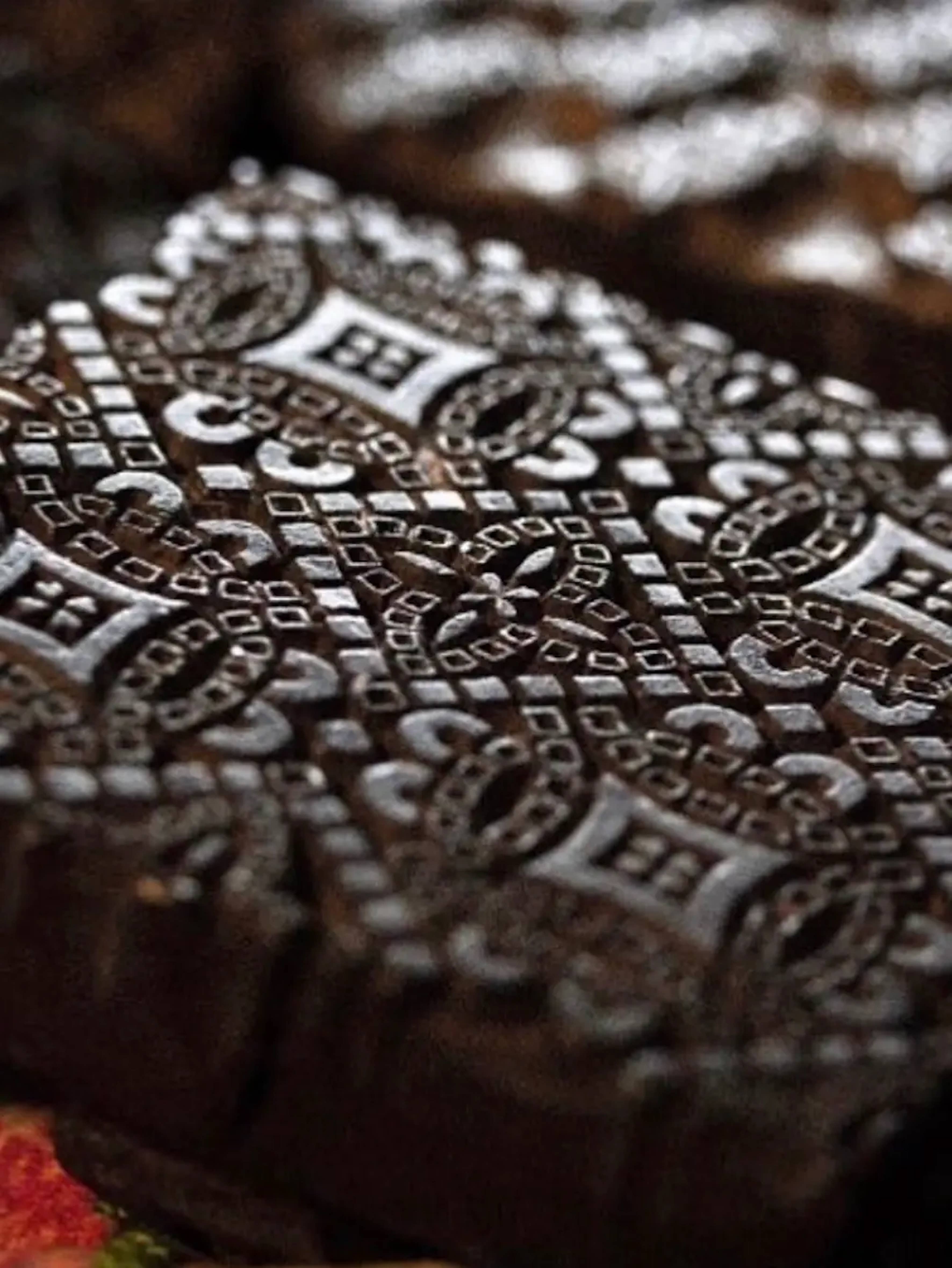 Vert Robe Skye imprimée à la main, verte  en vente sur Faire9