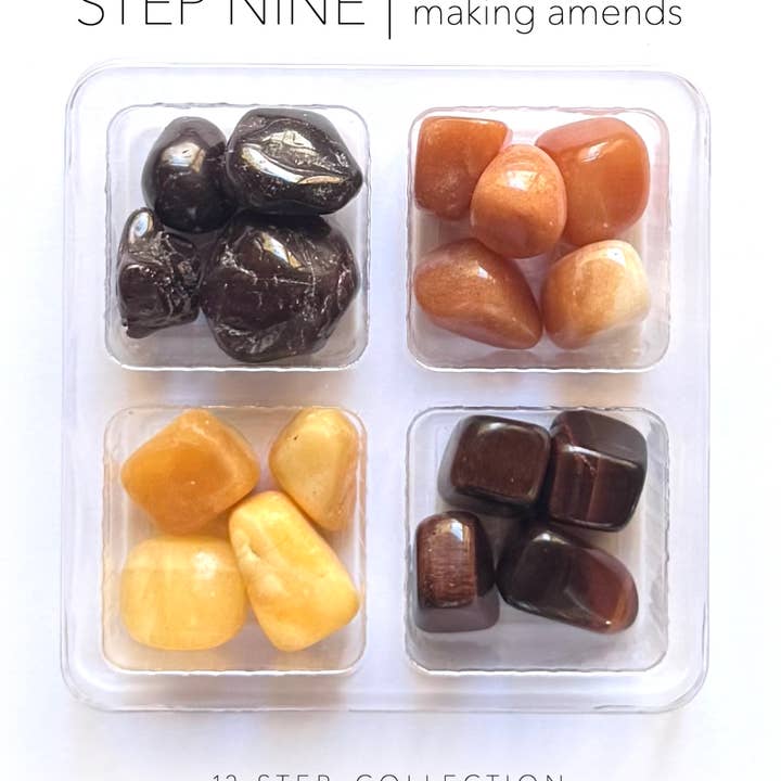 ÉTAPE 9 - pierres de sobriété - Rox Box - ensemble de cristaux de récupération pour la vente par Crystal Grids