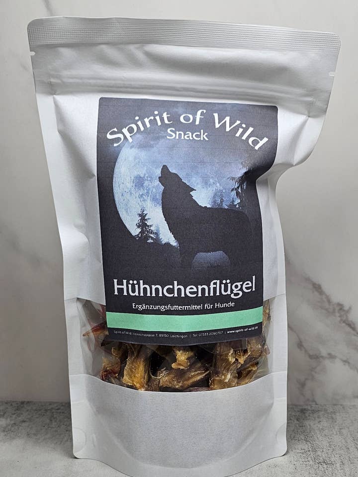 Spirit of Wild snack ali di pollo per cani per la vendita all'ingrosso da parte di Spirit of Wild