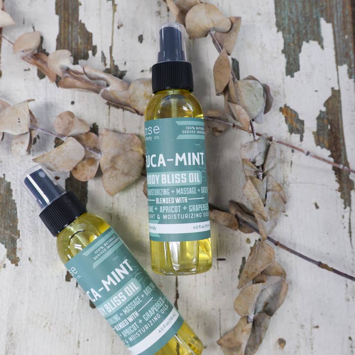 Rinse Bath Body Inc - Wholesale Bath/Body Oil - Body Bliss Oil - Euca Mint4