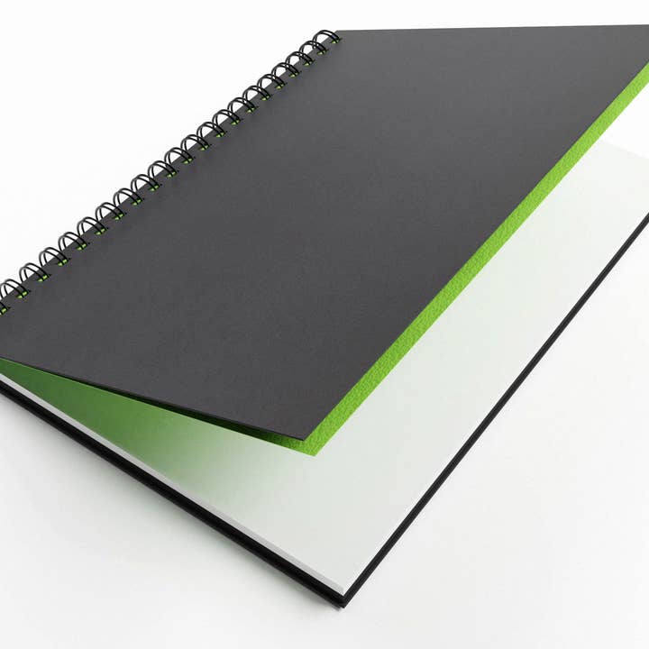 Black Stocky Mixed Media Sketchbook A4 Portrait for wholesale on Faire3