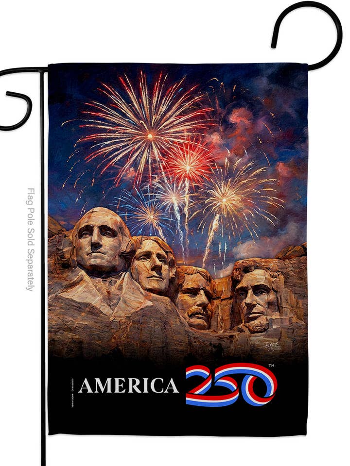 Amérique 250 Drapeau Mont Rushmore USA 250e Décoration d'intérieur pour la vente par Two Group Flag Co