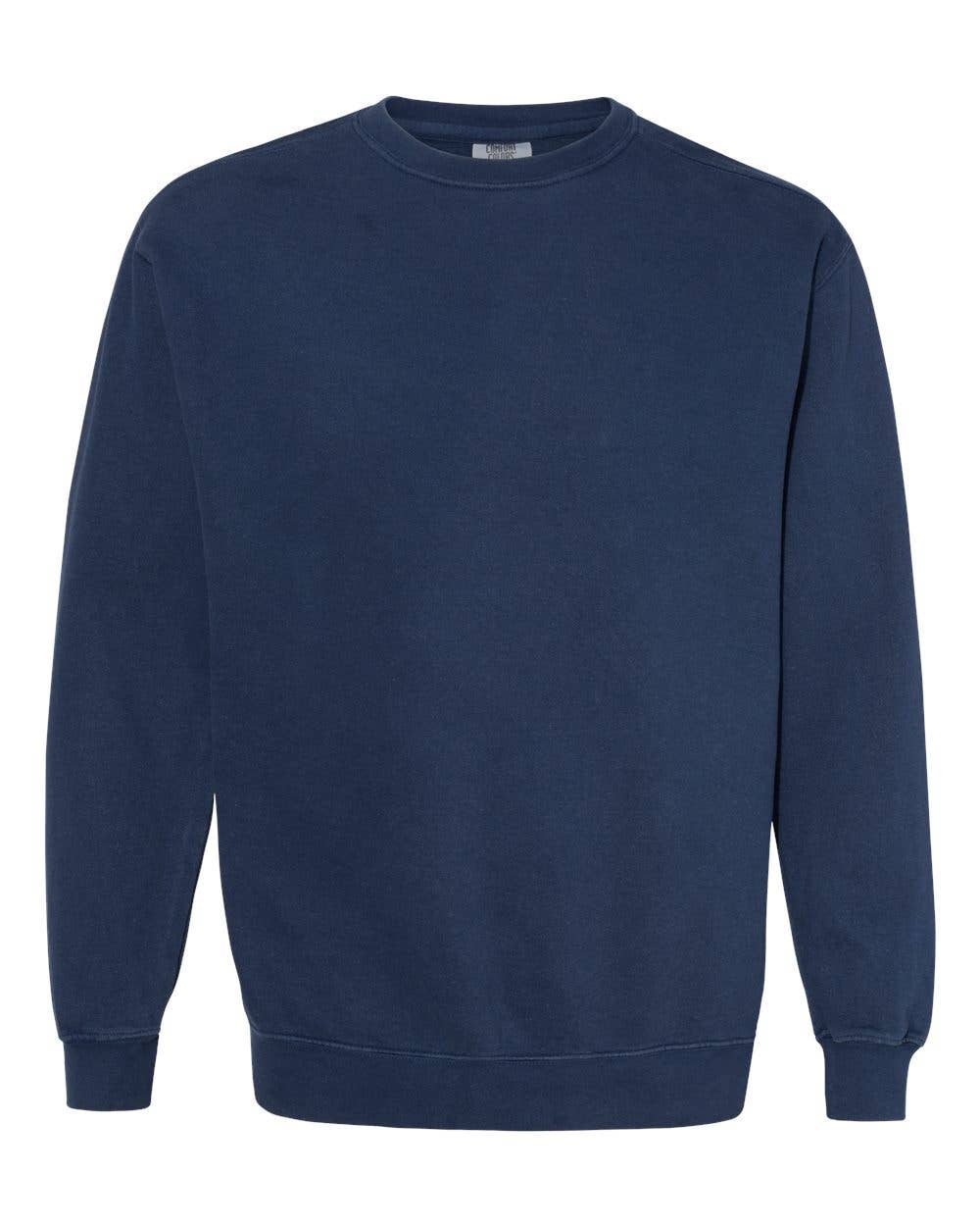 MYES BULK APPAREL - Wholesale Sweatshirt - Men's -  Blank Sweatshirt Comfort Colors Ring-Spun Cotton3