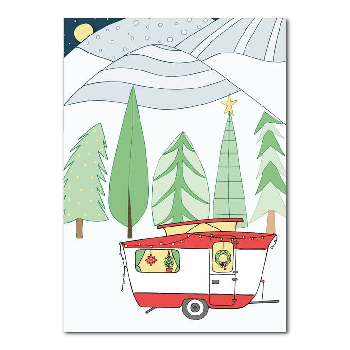 Caravan | Christmas card for wholesale by Studio Kvinna