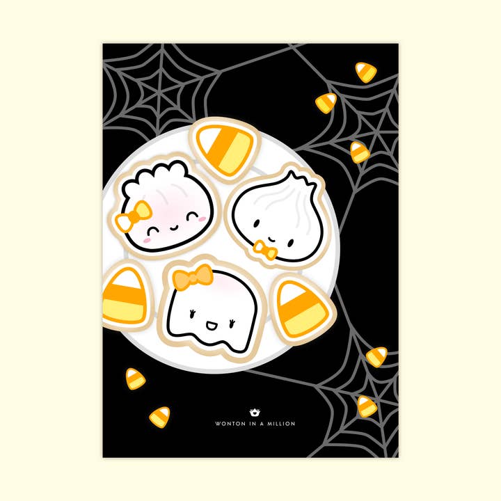 Halloween Party - Candy Corn Cookies (5x7") för wholesale av Wonton In A Million
