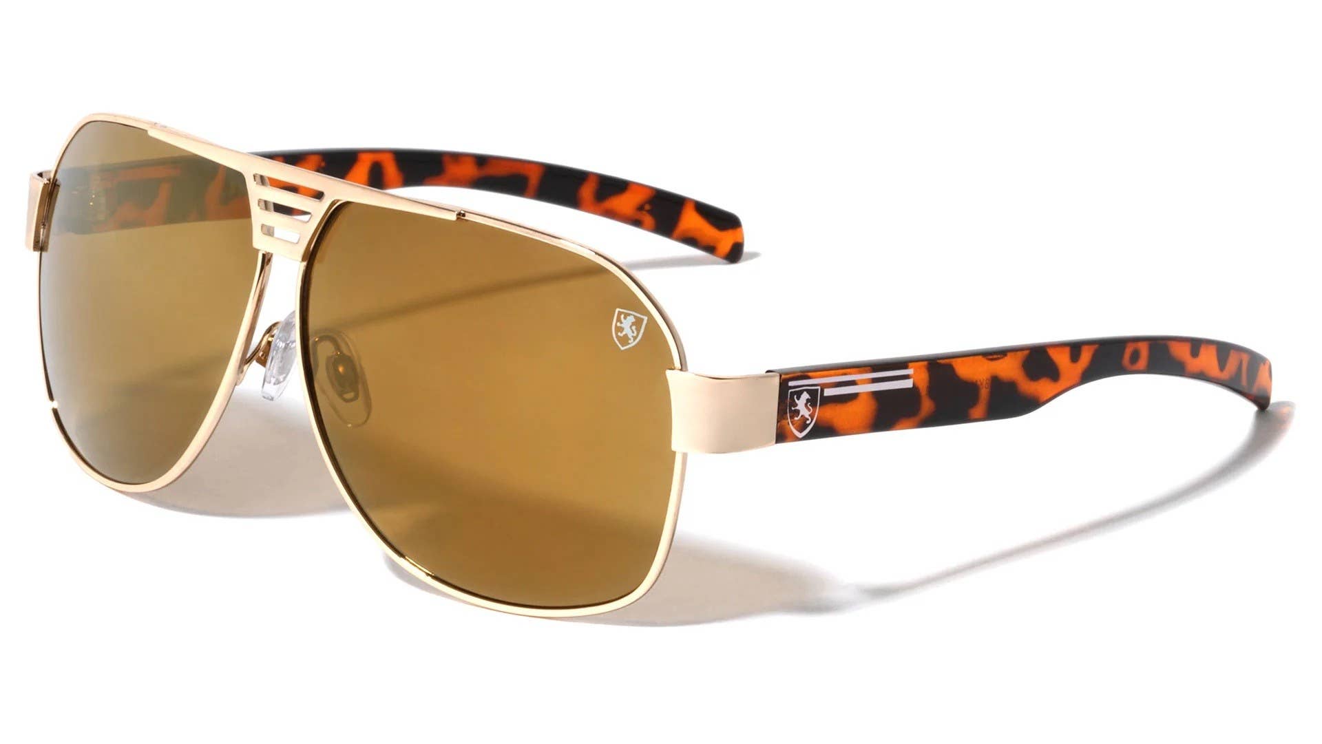 Sunrayzz Imports – Großhandel Sonnenbrille – Herren – Khan Farbe Spiegel-Aviator 8kn-2010-cm2