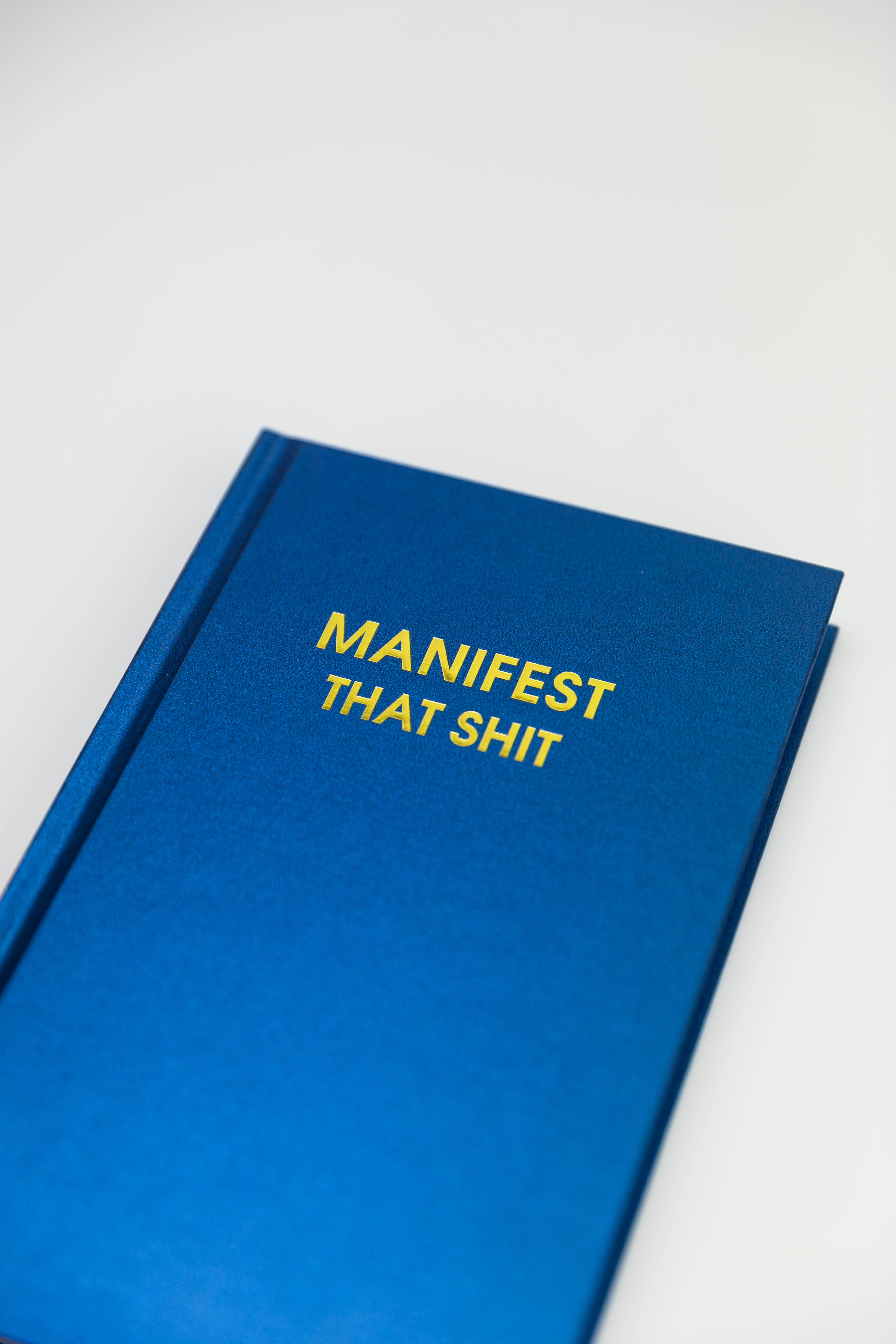 Chez Gagné - Wholesale Journal/Diary - Manifest That Shit - Hardcover Daily Journal - Hystar Navy5