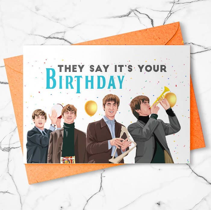 VenusArtsShop - Wholesale Birthday Card - Funny Birthday Card for Music Fans - Unique Pop Culture0