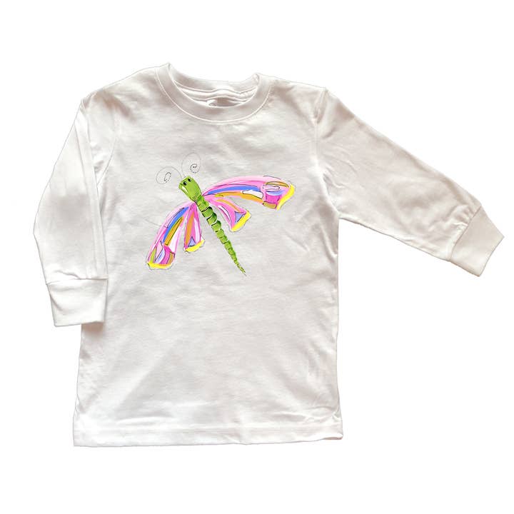 Bomuld T-shirt Langærmet 557 De De the Dragonfly for engroshandel hos Designs By Beverly, LLC
