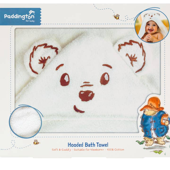 Paddington Baby-Kapuzenhandtuch für den Großhandel von Kokomo Studio