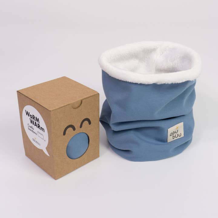 Bandana krave - Indigo for engroshandel hos Abubuu