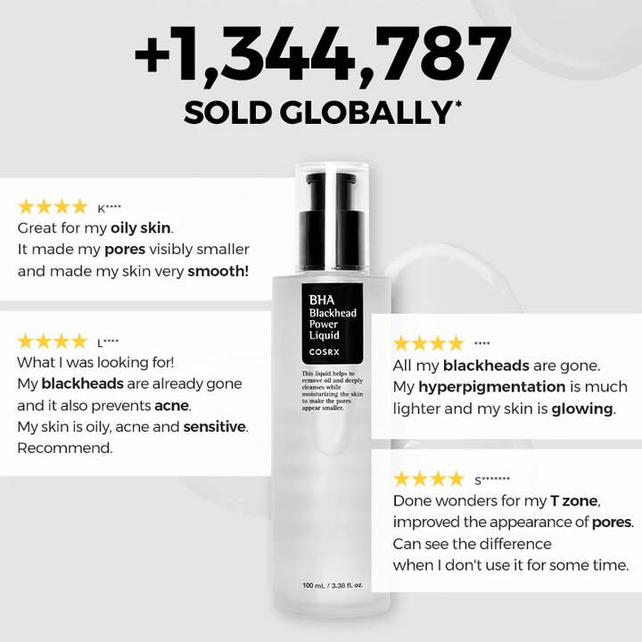 Best Beauty Group - Wholesale Facial Exfoliant/Scrub - COSRX BHA Blackhead Power Liquid Kbeauty Acne Treatment4