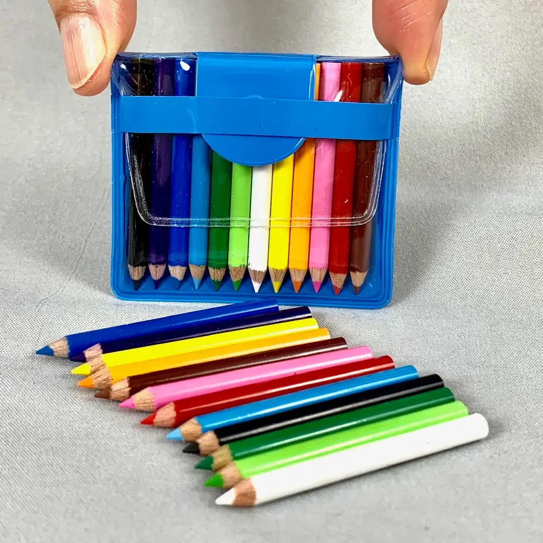 BCmini - Wholesale Pencil - 21612 Asst Mini Pencils in Pouch Display-124