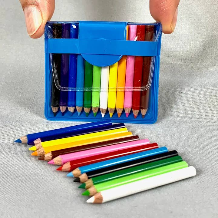 BCmini - Wholesale Pencil - 21612 Asst Mini Pencils in Pouch Display-124
