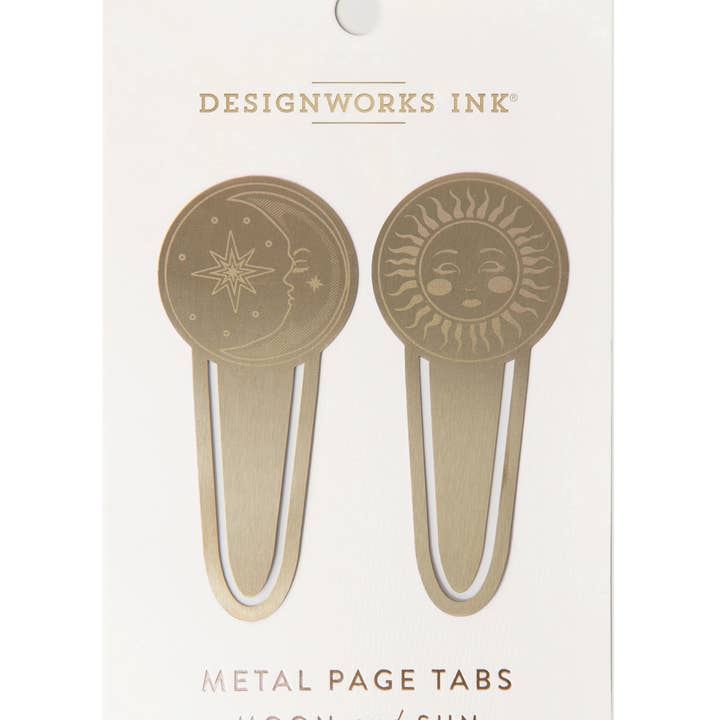 DesignWorks Ink - Wholesale Bookmark - Metal Page Tabs - Celestial