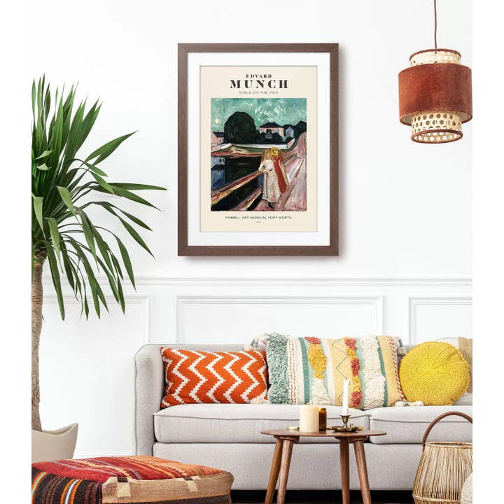 Weekend Concept - Wholesale Poster - Mid-century modern Edvard Munch Girls on the Pier poster1