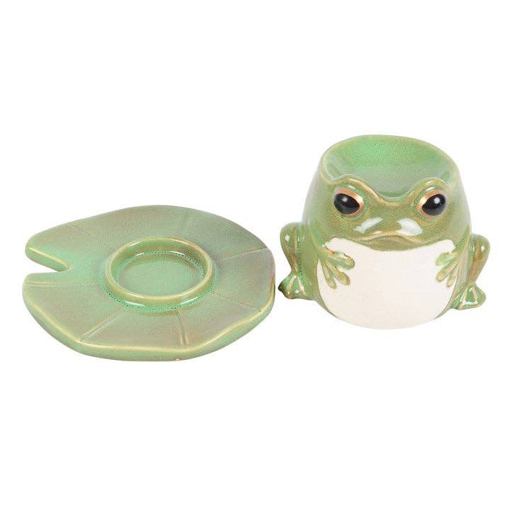 Something Different Wholesale - Wholesale Oil Warmer - Frog Shaped Oil Burner on Lily Pad4