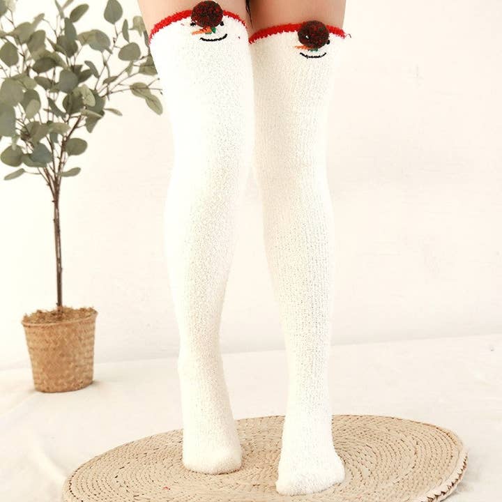 UZ Wholesale Store - Wholesale Socks – Women's - Coral Fleece Knee High Socks2