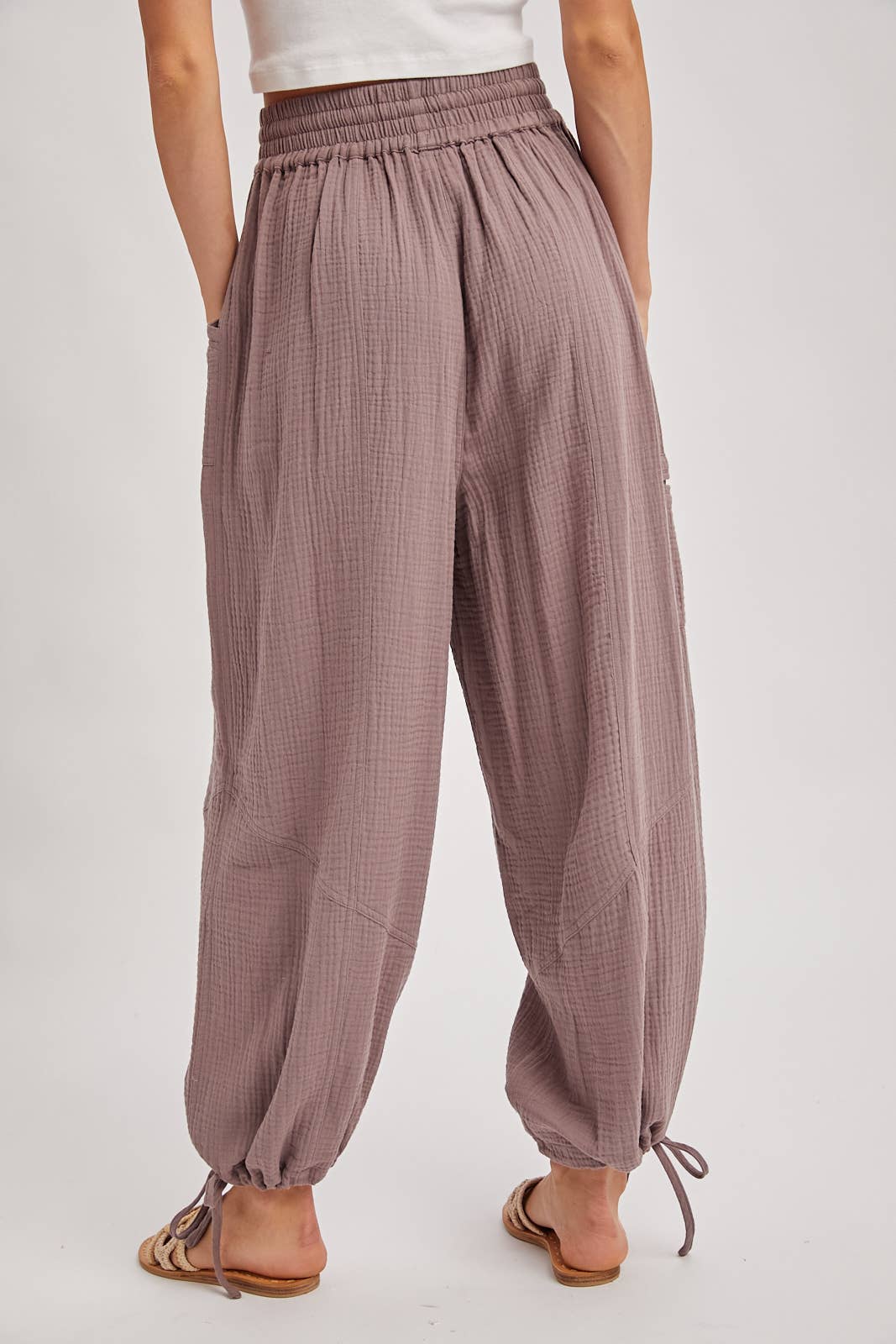 Bluivy - Wholesale Pants - Women's - JOGGER HAREM DRAWSTRING PANTS31