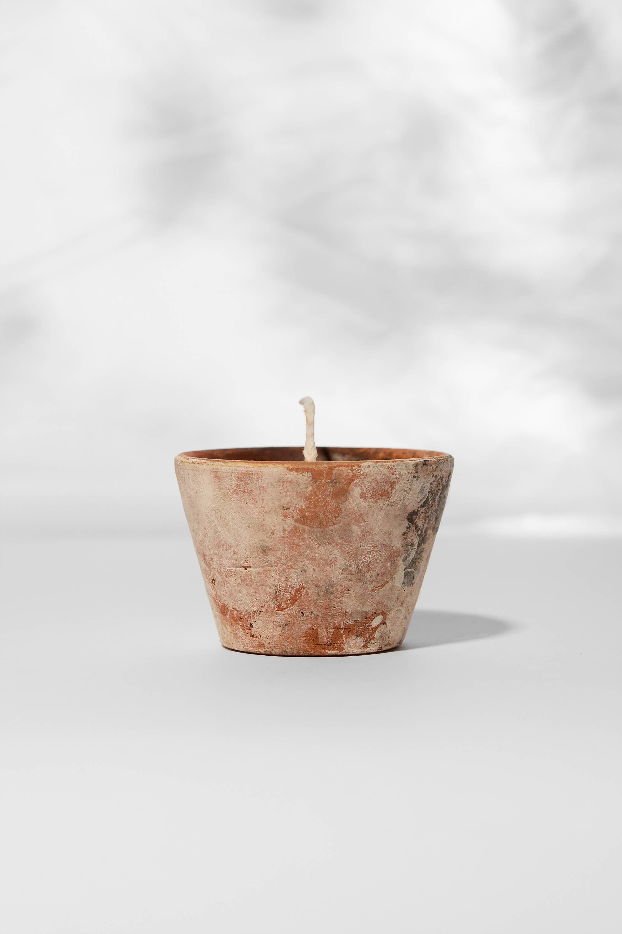 SUMMER SOLACE- Regenerative Tallow Beauty - Wholesale Jar/Filled Candle - Souchong Debut – Earthen Clay Smoke-Brushed Terracotta, 4 oz