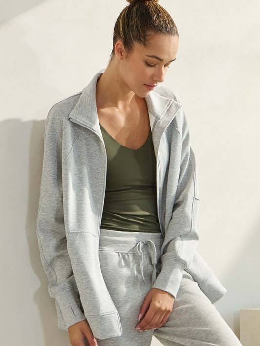 Kvinders Ultra Blød Tragtkrave Oversize Lynlåsjakke for engroshandel hos Yelete