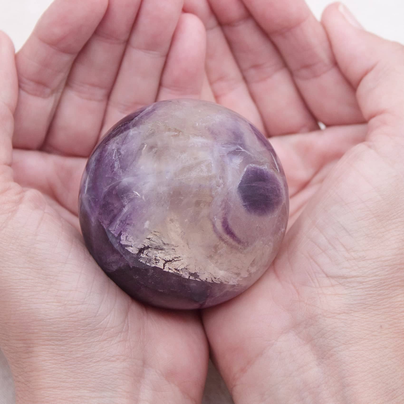 Tiny Rituals - Wholesale Spiritual Stone/Crystal - Rare Rainbow Fluorite Spheres - AAA Premium Quality74