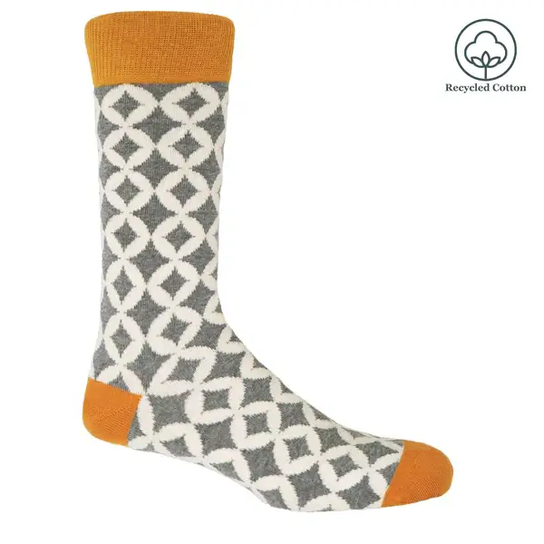 Peper Harow Socks – Engroshandel Strømper - Herre – Mosaic herresokker af genbrugsmaterialer2