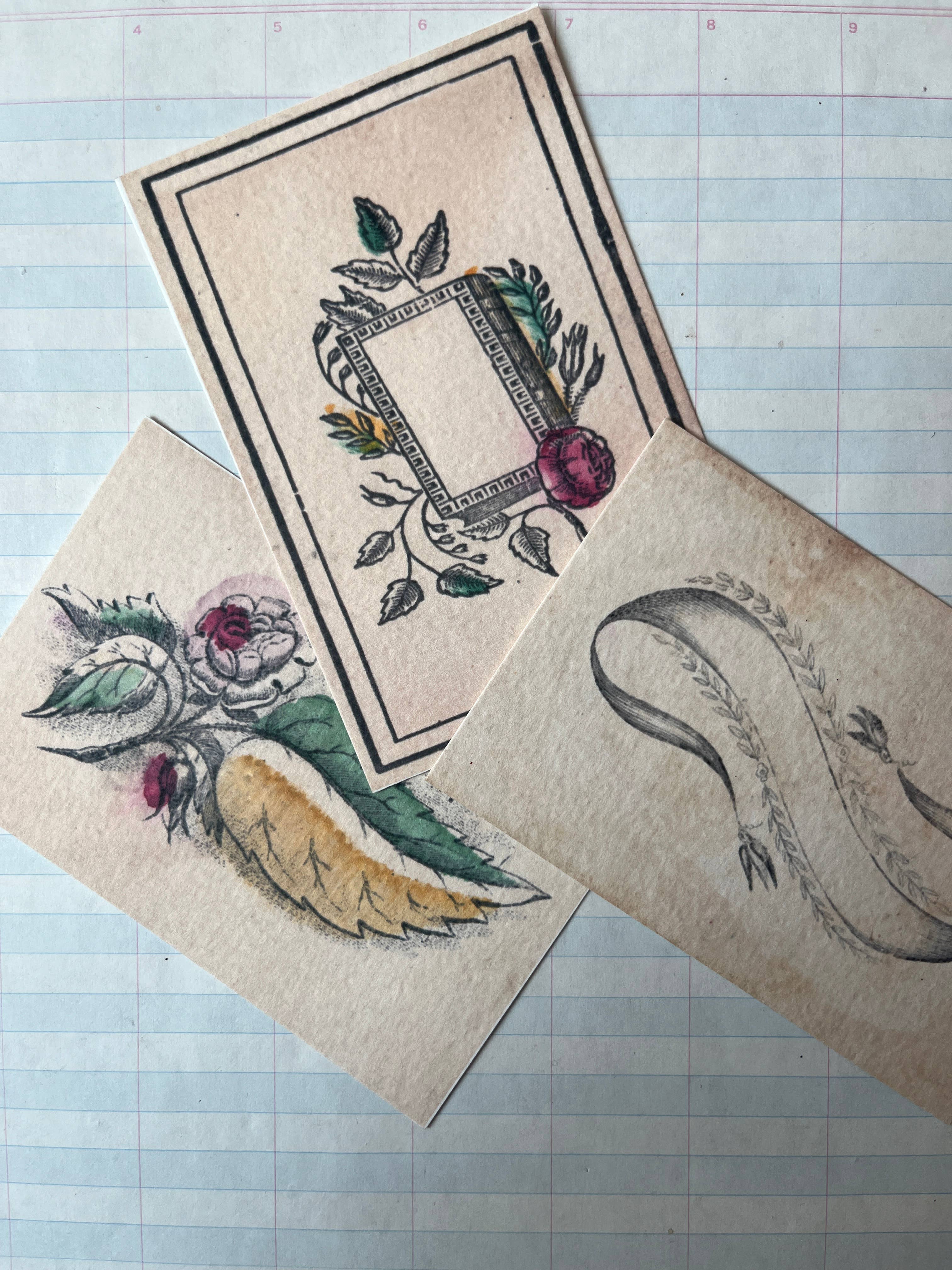 Parcel – wholesale Stationery/notecard set – Vintage Inspired Calling Cards1