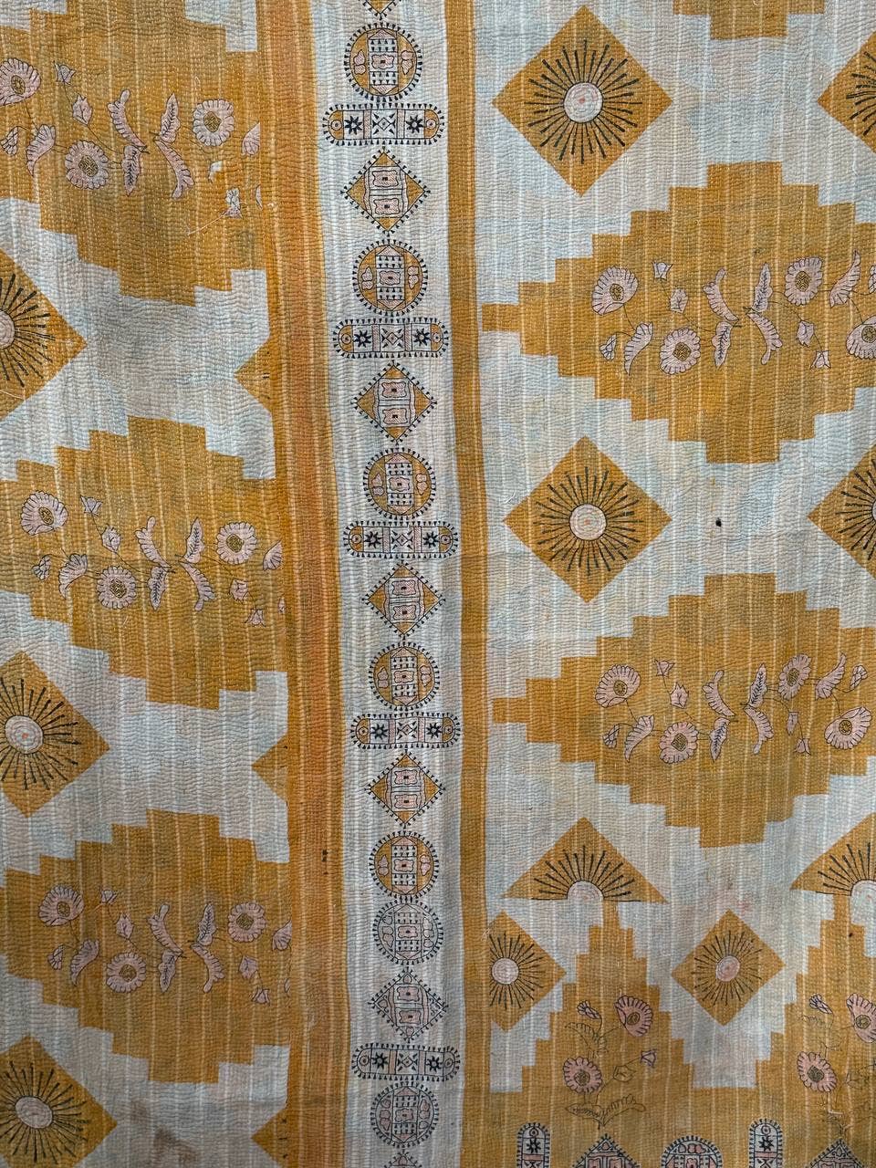 bhavnas boutique - Wholesale Quilt - Bedcover Cotton Bedspread Kantha Stitch Quilt Vintage Gudari5