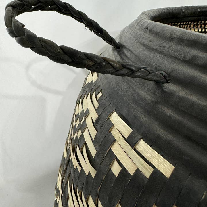 EA DECO NATUREL & DESIGN - Wholesale Basket - Nazair MM Leather Basket 2