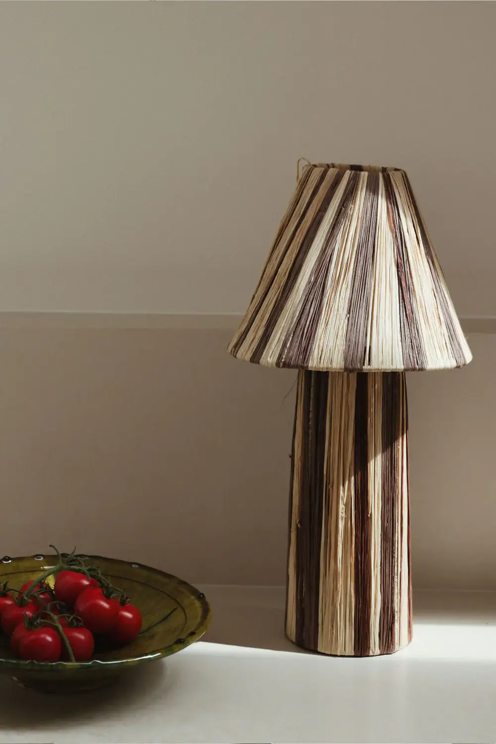 High crafty – wholesale Lampshade – Raffia Lamp Series 2 – Coco | Handwoven Moroccan Raffia Lamp0