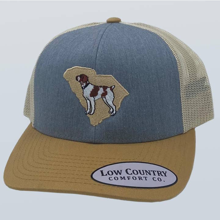 Chapeau chiné/or/beige de l'épagneul Brittany de Caroline du Sud pour la vente par Riverbed Threads