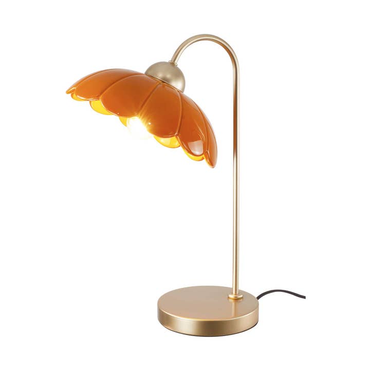 C-Création - Wholesale Floor Lamp - Colored ceramic table lamp with rose gold metal Claris