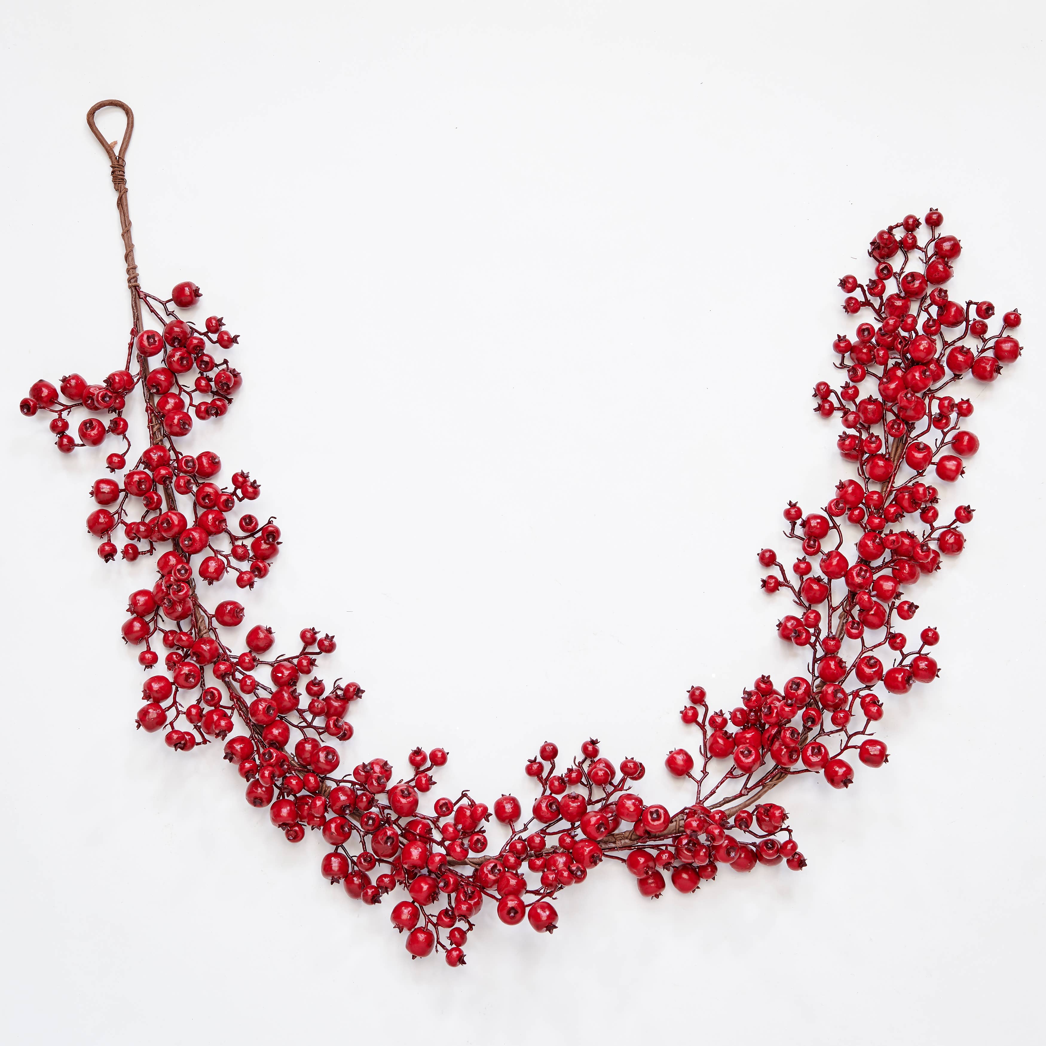 WORTH IMPORTS - Wholesale Bunting/Garland - 72" Red Berry Garland0