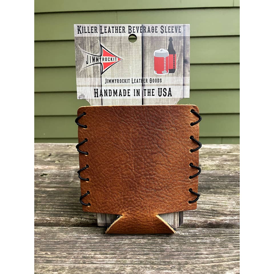 Leather Koozie - CUSTOM Your Design for wholesale by Jimmyrockit